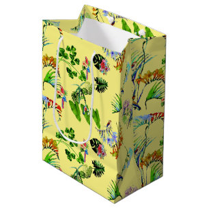 Yellow Tropical Paradise Medium Gift Bag
