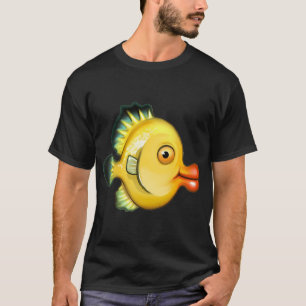 Yellow tropical reef kissing fish T-Shirt