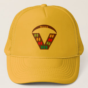 Yellow Trucker cap CHOCOLAT BONBONS
