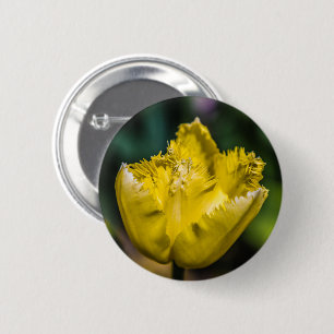 Yellow Tulip 6 Cm Round Badge