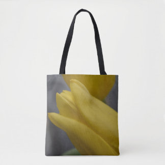 Yellow Tulip – Bold Botanical Art Tote Bag