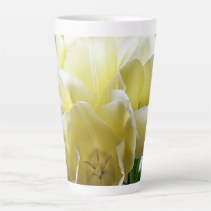 Yellow Tulip Bouquet Latte Mug