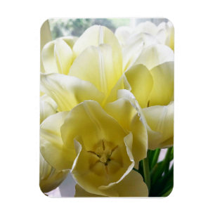 Yellow Tulip Bouquet Magnet
