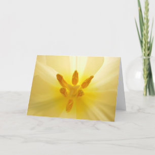 Yellow Tulip Card