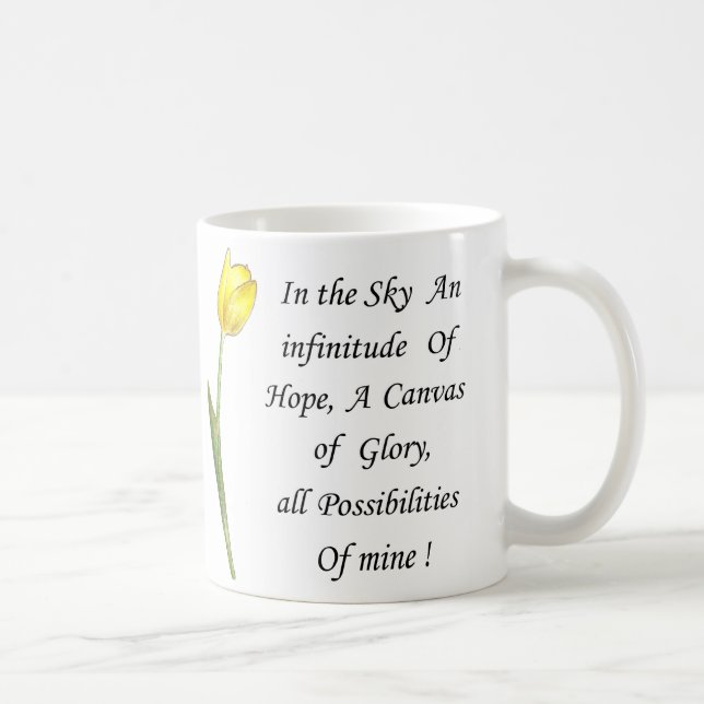 Yellow Tulip Coffee Mug (Right)