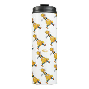 Yellow Tulip Cute Flower Child Floral Vintage Thermal Tumbler