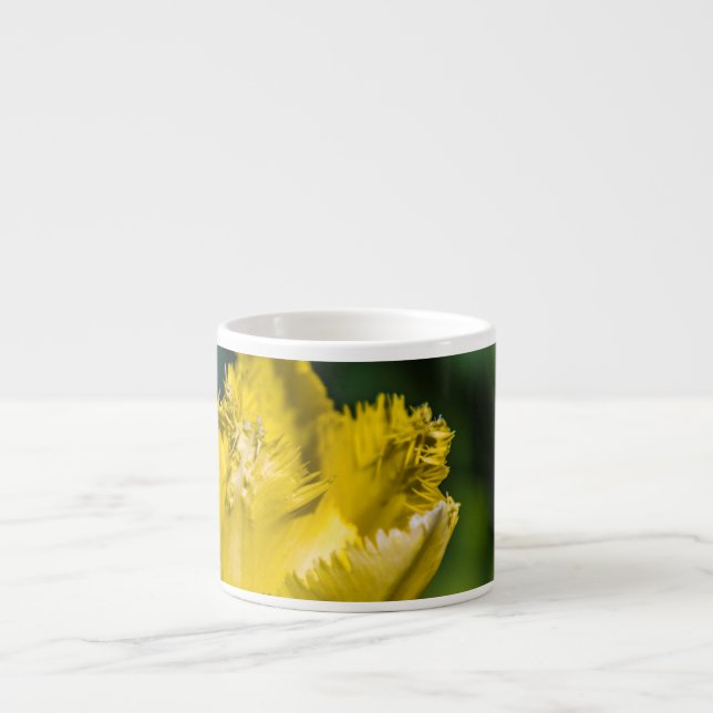 Yellow Tulip Espresso Cup (Front)