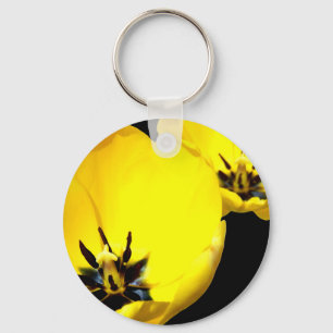 Yellow Tulip Key Ring