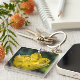 Yellow Tulip Key Ring