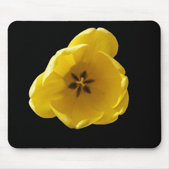 Yellow Tulip Mousepad (Front)
