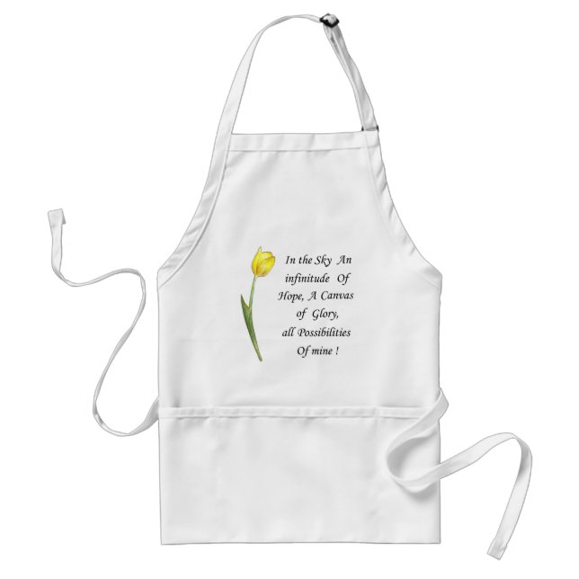 Yellow Tulip Standard Apron (Front)