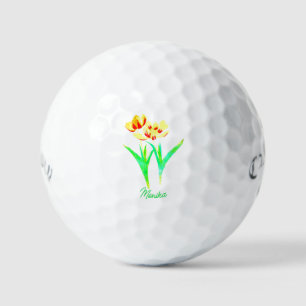 Yellow Tulips Callaway Supersoft Golf Balls