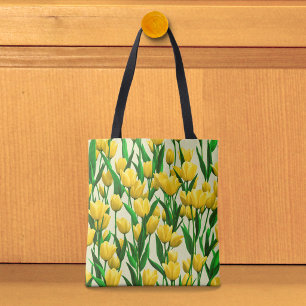 Yellow Tulips Image No. 2 Tote Bag