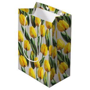 Yellow Tulips Medium Gift Bag