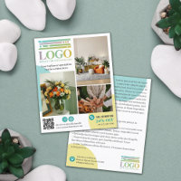 Yellow Turquoise Circles Logo Photos Promotional