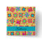 Yellow Turquoise Patchwork Quilt Blocks Name Badge