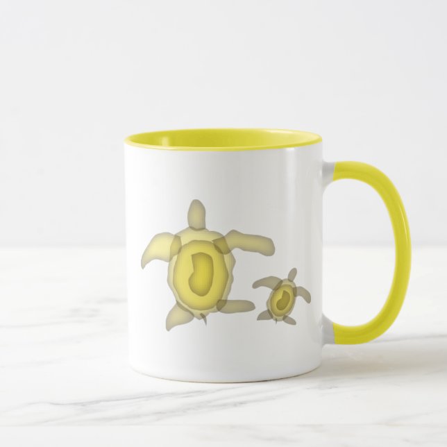 Yellow Turtle Mug (Right)