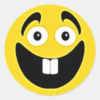 Yellow Two Front Teeth Face