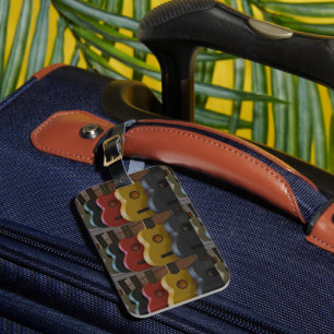 Yellow Ukuleles   Luggage Tag