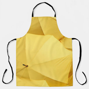 Yellow umbrella apron
