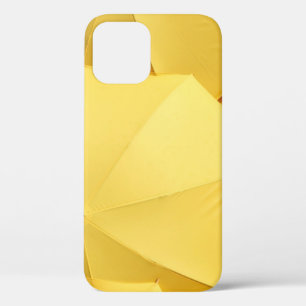 Yellow umbrella iPhone 12 case