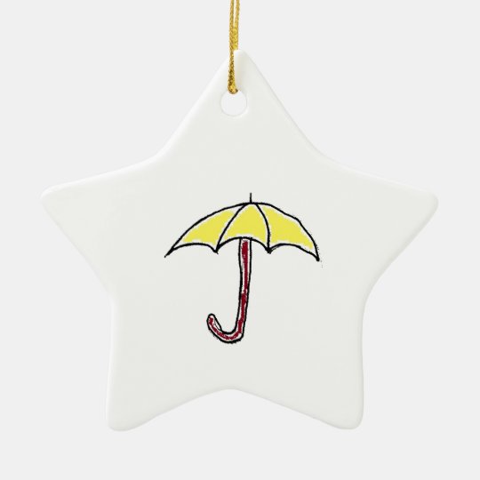 Umbrella Christmas Ornament 