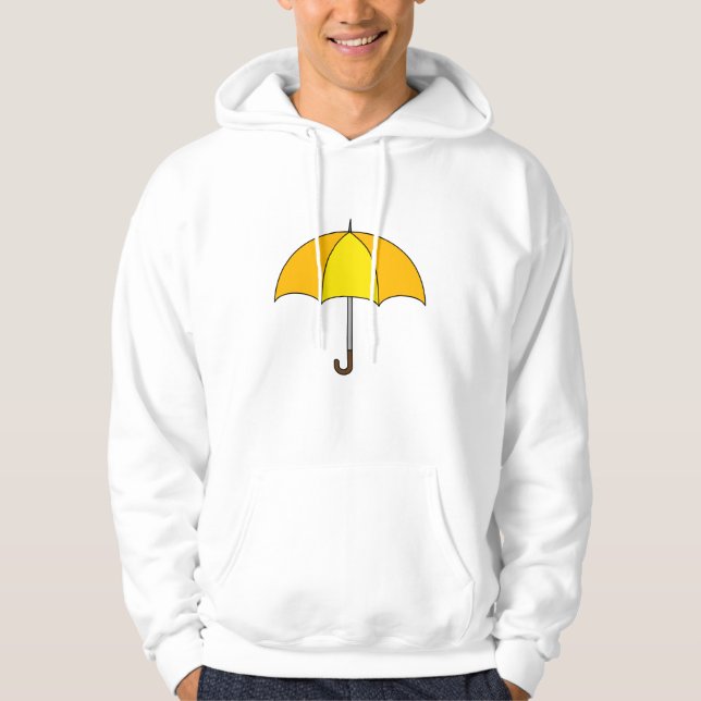 Yellow Umbrella Hoodie (Front)