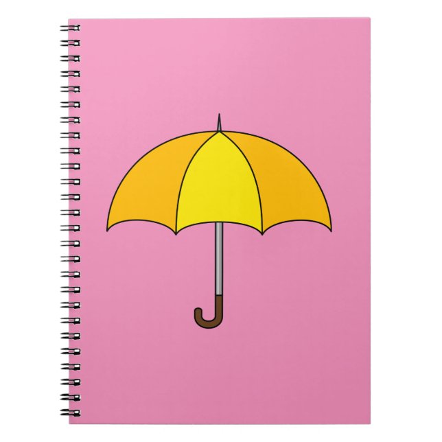 Yellow Umbrella Notebook (Front)