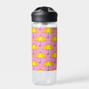 Yellow Umbrella Water Bottle