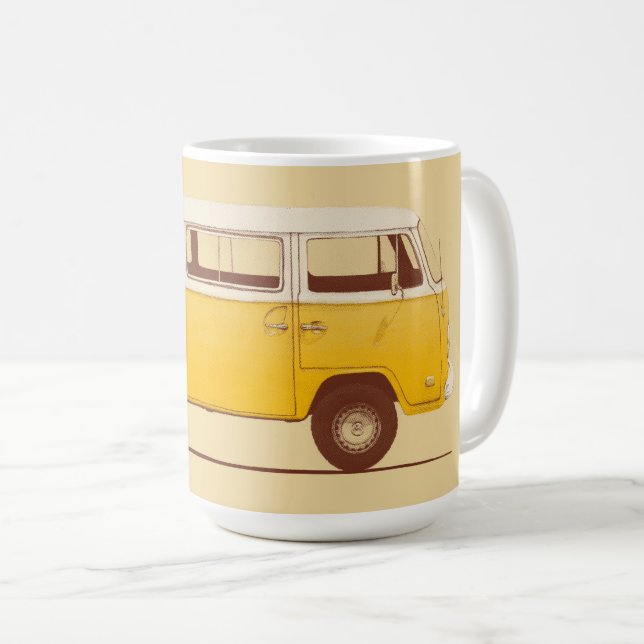 Yellow Van | Florent Bodart Coffee Mug (Front Right)