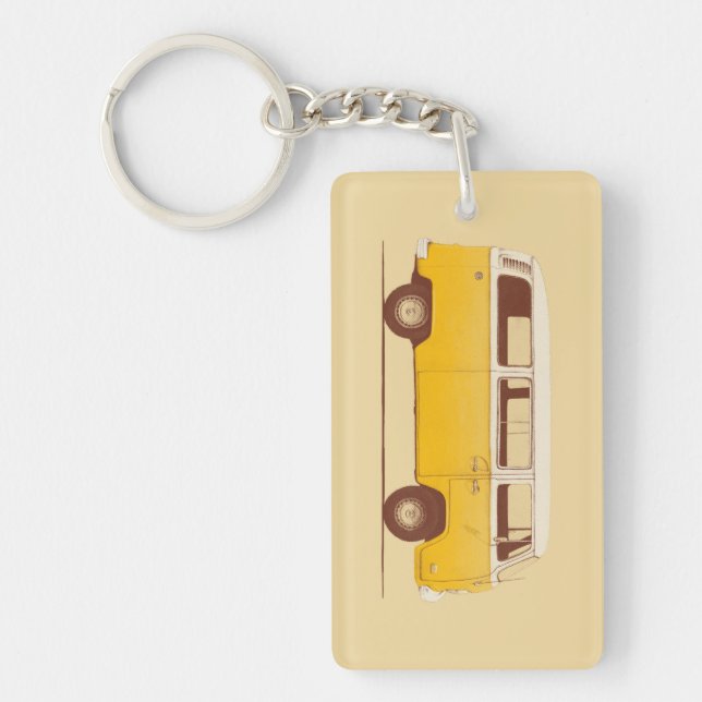 Yellow Van | Florent Bodart Key Ring (Front)