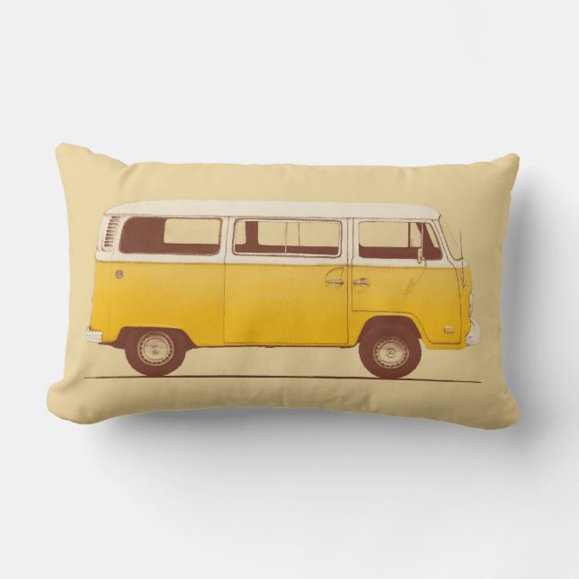 Yellow Van | Florent Bodart Lumbar Cushion (Front)