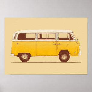 Yellow Van Florent Bodart Poster