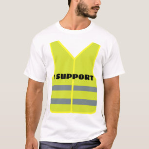 Yellow vest safety custom design T-Shirt