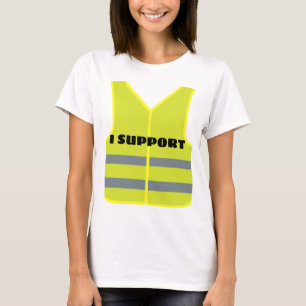 Yellow vest support design T-Shirt