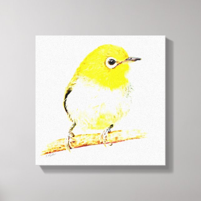 Yellow Viro Canvas Print (Front)