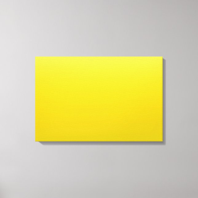 Yellow Wallpaper Background Canvas Print (Front)