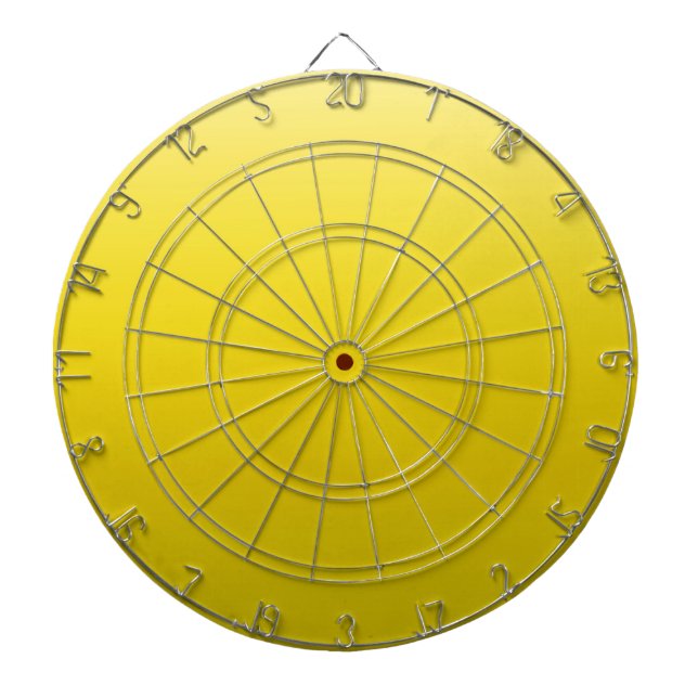 Yellow Wallpaper Background Dartboard (Front)