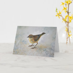 Yellow Warbler Bird Art Nature Note Card