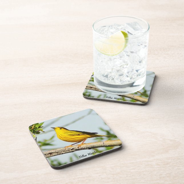Yellow Warbler Coaster (Right Side)