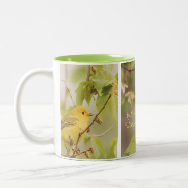 Yellow Warbler Coffee Mug (Left)