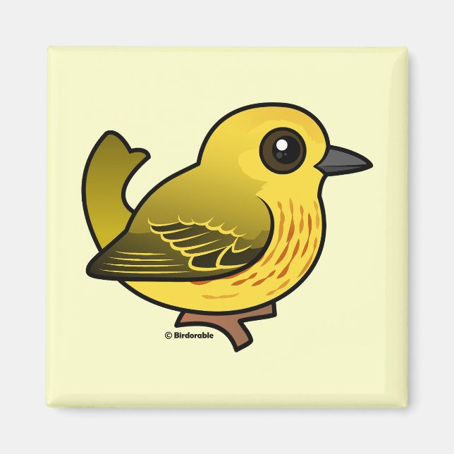 Yellow Warbler Magnet (Front)