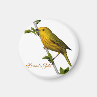 Yellow Warbler “Nature’s Gold” Magnet