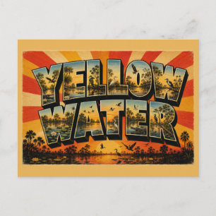 Yellow Water Billabong NT Australia Postcard