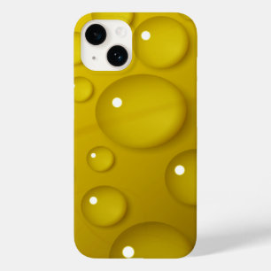 Yellow Water Drop Background Case-Mate iPhone 14 Case