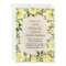 Yellow Watercolor Floral Greenery 100th Birthday