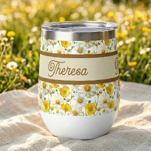 Yellow Watercolor Wildflower Name Thermal Win Name