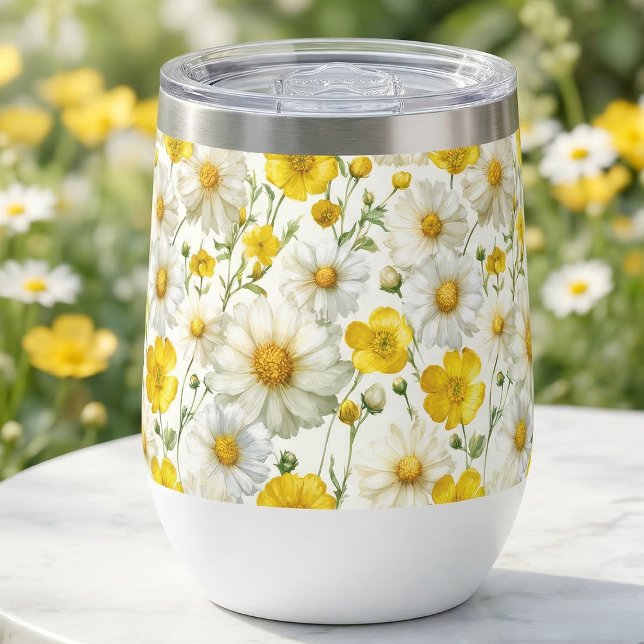 Yellow Watercolor Wildflower Pattern  (Creator Uploaded)