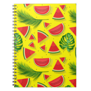 Yellow Watermelon Leaf  Notebook