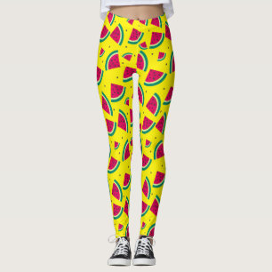 Yellow  Watermelon Leggings